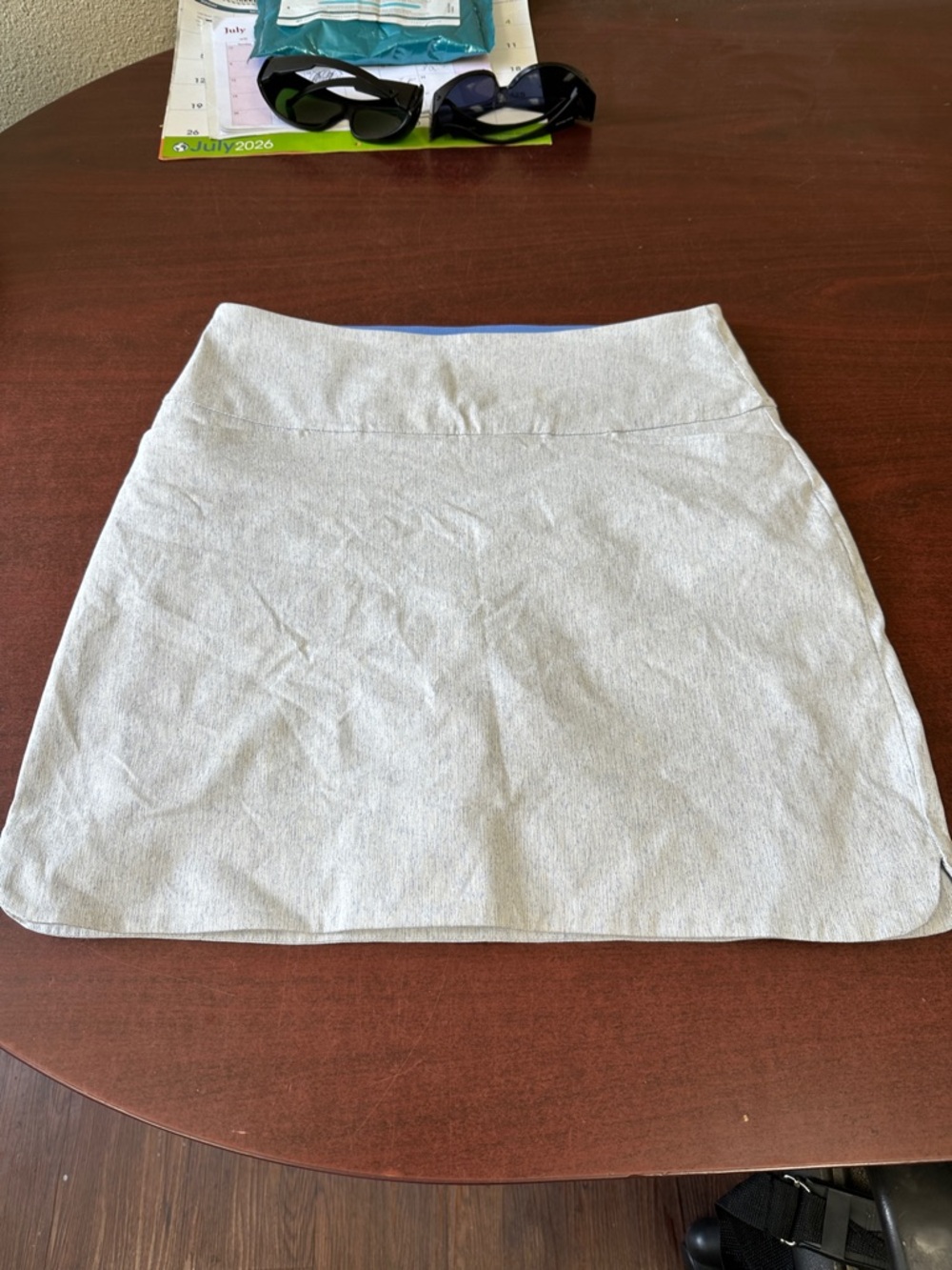 #226, NWOT SO Light Gray Mini Swim Skirt